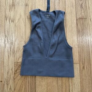 Out From Under Hailey Seamless Plunge crop top